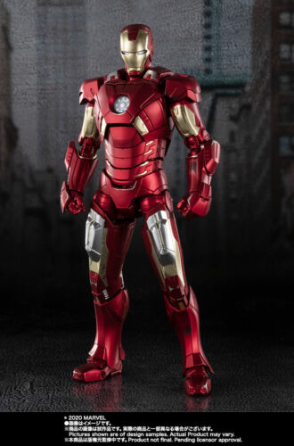 BANDAI S.H.Figuarts Iron Man Mark 7 AVENGERS ÉDITION ASSEMBLÉE NEUF (en stock) - Photo 1/8