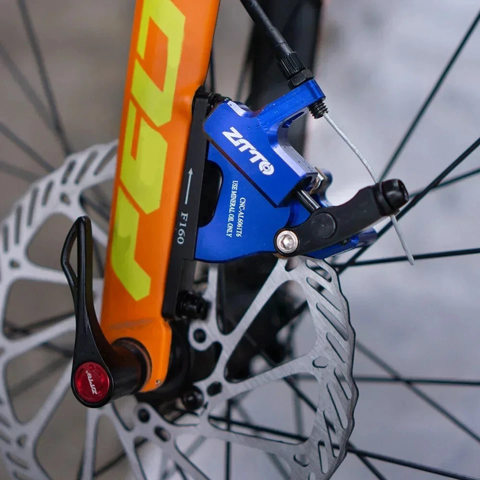 Gravel Road Bike Disc Brake Hydraulic Flat Mount CX Rotor Brake Calipers Bicycle - Image 3 of 4