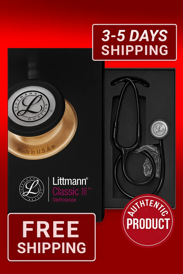 Estetoscopio 3M Littmann Classic III 5803 27" tubo negro envío gratuito Foto 2 de 4