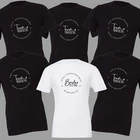 Custom Personalised TEAM BRIDE & BRIDE TO BE T-Shirts - Hen Party Night TShirts