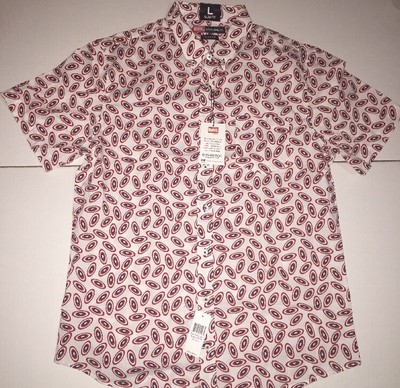 Brand New-Marvel x Graham & Co. Captain America Button Front Shirt Mens (Size L)