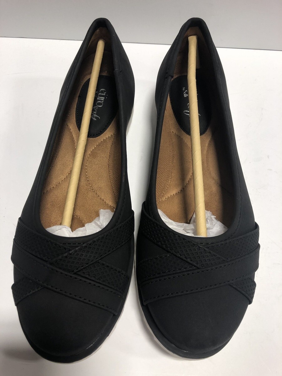 Eurosoft Women’s Rafi, Black Slip-On Shoes, Size 9M View 3