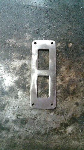Fits 1997-2001 Cherokee XJ Transmission Bezel Switch Panel For 2 Rocker Switches - Picture 3 of 10