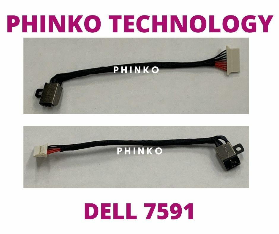 Jack Alimentazione DC Con Cavo Per DELL Inspiron 7590, 7591, P83F - Nuovo LPUK