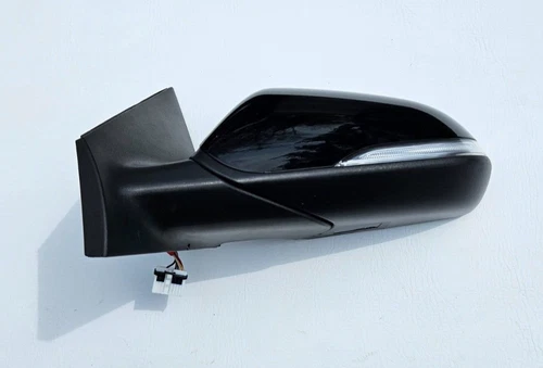 2015-2017 Hyundai Sonata LH Side Mirror Driver Left Black W/ Turn Signal S3