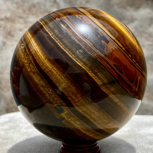 Natural Blue Tiger's Eye Jasper Quartz Sphere Crystal Balls Healing Rock NEW4c E - Foto 5