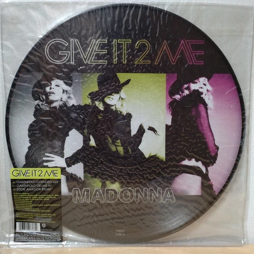 Madonna Give It 2 Me Picture disc 12 inch Single Sealed Rare !!