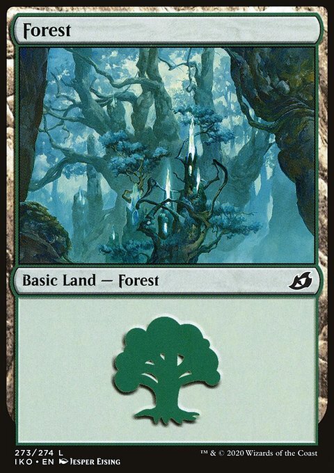 MTG Magic the Gathering Forest (273/403) Ikoria Lair of Behemoths LP