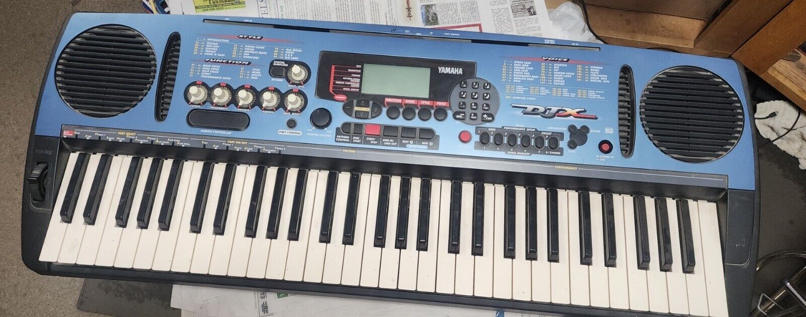 YAMAHA DJX PSR D1 鍵 キーボード ELECTRONIC KEYBOARD PORTATONE