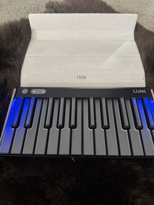 Lumi Keys by ROLI Portable Illuminated Keyboard With Casw for sale