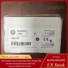 1PC New Allen-Bradley 1492-H5 Fusible Terminal Block Red LED in box US Free Tax