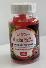 Kids Immunity Support Multivitamin Supplement Gummies Chewable Strawberry 30 Cnt