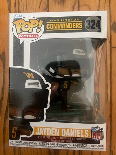 Jayden Daniels Funko Pop! NFL Series 15 Vinyl Figure #324 Washington Commanders