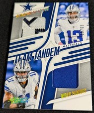 DUAL JSY /99 MICAH PARSONS/DEMARVION OVERSHOWN ⚡3 CLR PATCH 2025 Panini Absolute