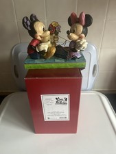 Image of Disney Traditions Mickey & Minnie I Picked This Just For You Figure New Boxed.