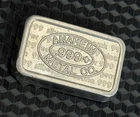 Scarce Vintage 1980 Anaheim Metal Co USVI 1 Oz 999 Silver Bar Ingot