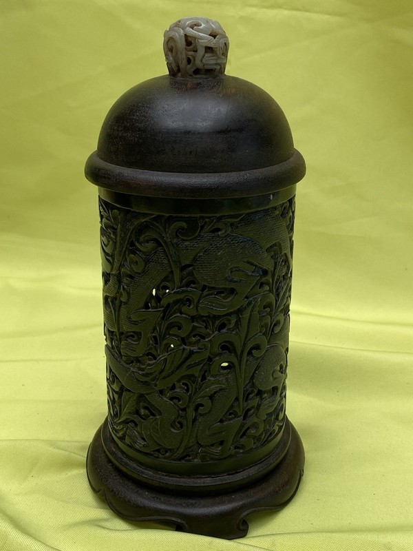 Jade incense cage