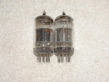 2 x 5751 (12ax7) RCA Tubes*O-getter*Very Strong Pair*Black Plates-O*#R24