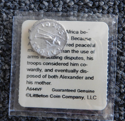 Ancient Roman coin Severus Alexander (AD 222-235) (#164) Silver Denarius.