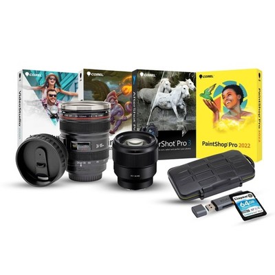 Sony FE 85mm f/1.8 Prime E-Mount Lens Editing Software 64GB SD Card Bundle PRO
