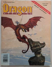 Dragon Magazine #168 D&D Dungeons & Dragons 1991 TSR Very Good Sleeve & Board