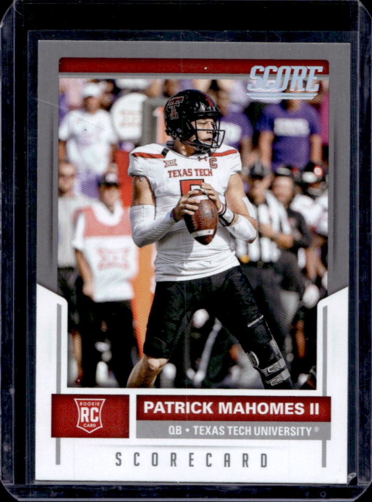 2017 Panini Score Patrick Mahomes II RC Scorecard Rookie #403