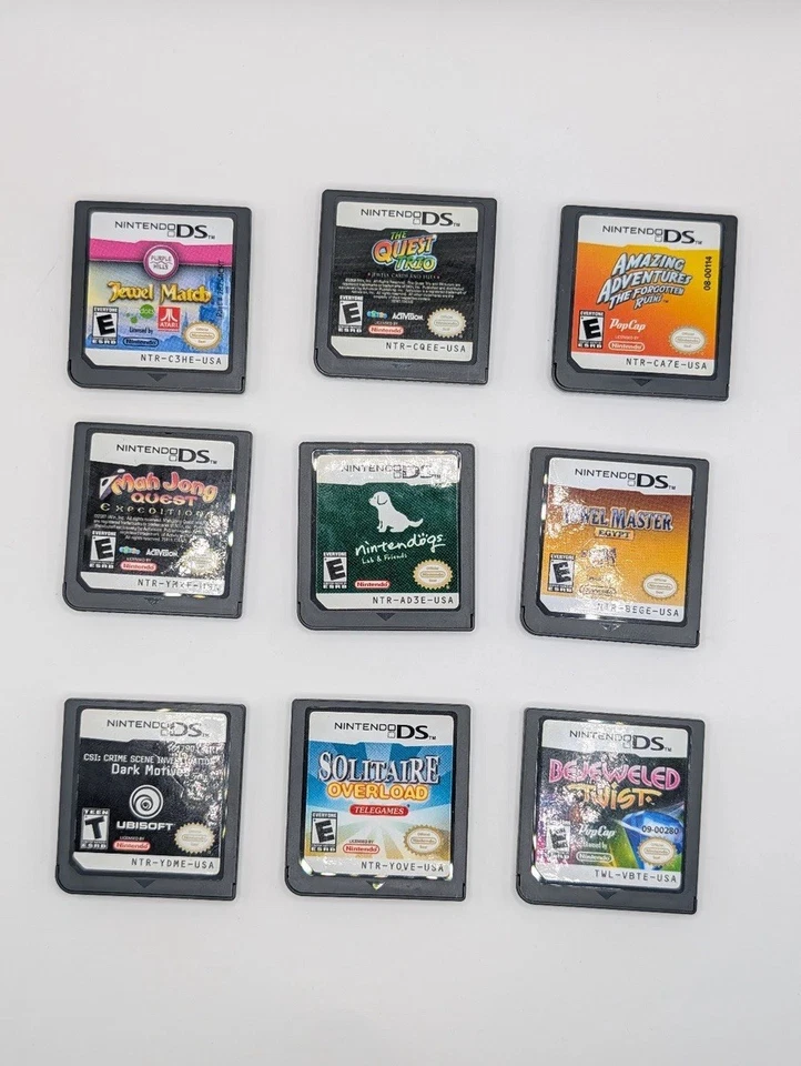 Lote de 8 jogos Mystery DS para Nintendo DS testados funcionando - Imagem 2 de 2