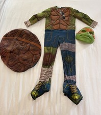 Teenage Mutant Ninja Turtle Kids Costume Michelangelo With Mask Size Small