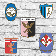 Sticker Adesivi Squadre Calcio Vintage Anni '70 '80 '90