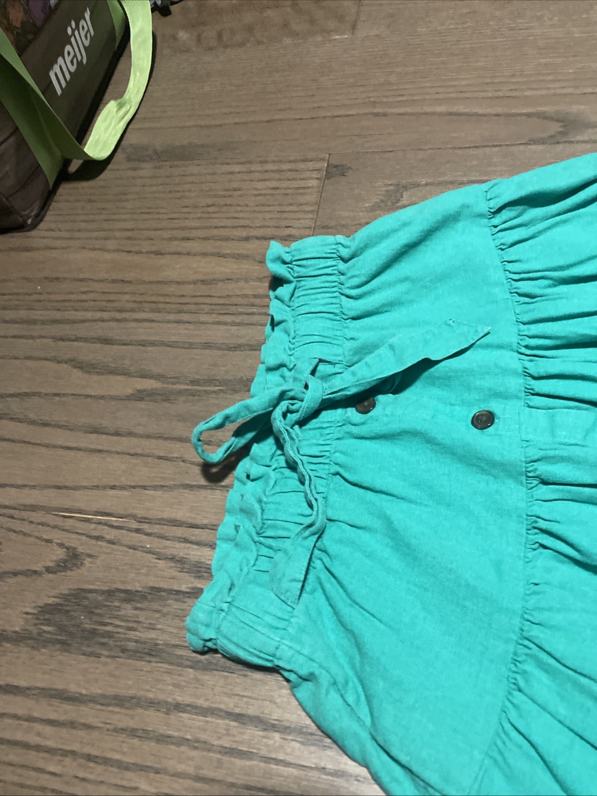 Universal Thread GREEN Button Up Tiered Maxi Skir… - image 4