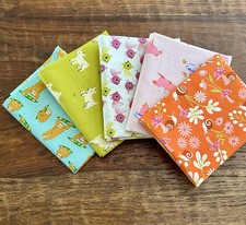 5 Fat Quarters Ruby Star Society Animal Anima...