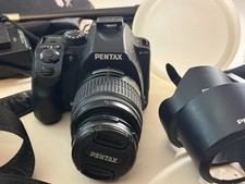 PENTAX K-70 24MP Digital SLR Black w/ 50-200 mm Lens Battery Charger And Flash