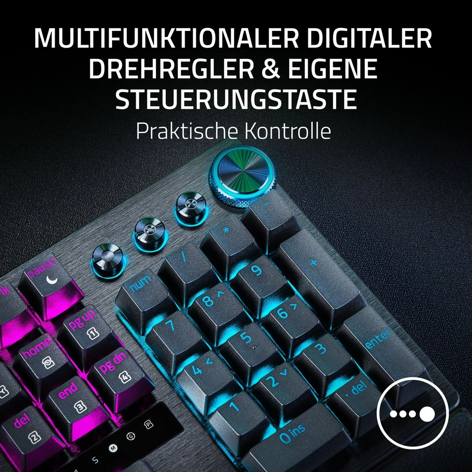 Razer Huntsman V3 Pro Gaming Tastatur (analoge Switches) - E-Sport-Tastatur mit - Bild 4 von 4