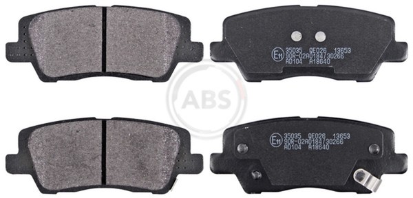 Bremsbelagsatz Scheibenbremse A.B.S. 35035 FüR Chevrolet Cadillac Camaro ATS AWD-image