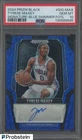 2024-25 Panini Prizm Black Blue Shimmer FOTL Tyrese Maxey 76ers AUTO /25 PSA 10