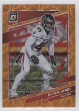 2021 Panini Donruss Optic Orange Scope Prizm 40/79 Deion Jones #155 y0i