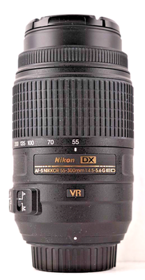 Nikon DX AF-S Nikkor 55-300mm 1:4.5-5.6G ED GOOD WORKING CONDITION