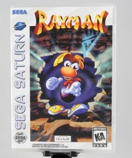 Rayman Sega Saturn 1995 NTSC in aftermarket case + original case, no user manual