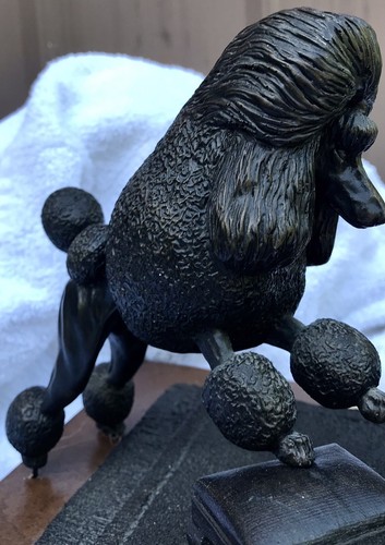 Tony Acevedo two Poodles Cast Bronzed Resin Sculpture - Picture 19 of 24