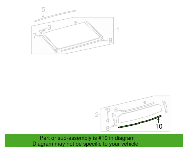 Toyota Prius/Prius 2010-2015 enchufe revelación moldura inferior 75575-47020 Foto 2 de 2