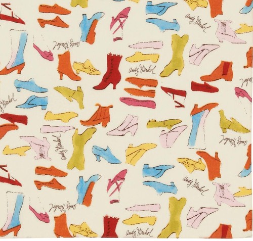ANDY WARHOL x UNIQLO 'Shoes' SPRZ NY MoMA Special Edition Art Bandana Scarf NWT! - Picture 12 of 14