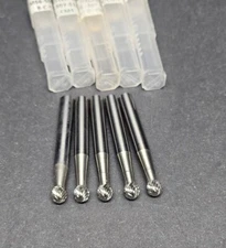 5 NEW EP Heller ¼" Solid Carbide Rotary Burr 2" Length Flame Machinist 1/4"