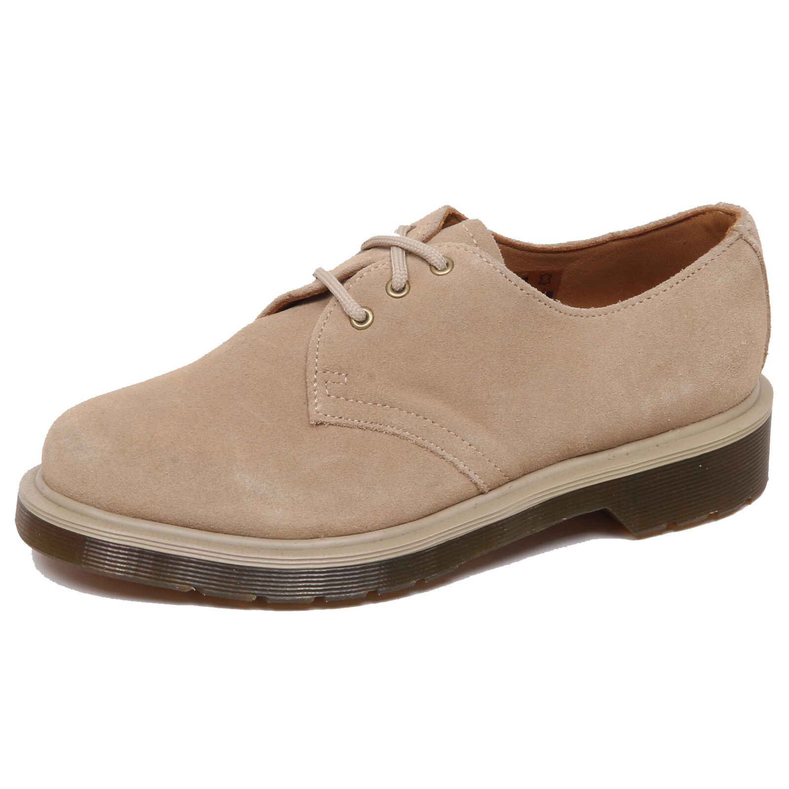 F1330 БЕЗ КОРОБКИ женская замшевая обувь scarpa donna бежевого цвета от DR MARTENS scarpe 21990₽