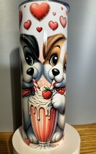 20 oz skinny tumbler Sublimation Valentine