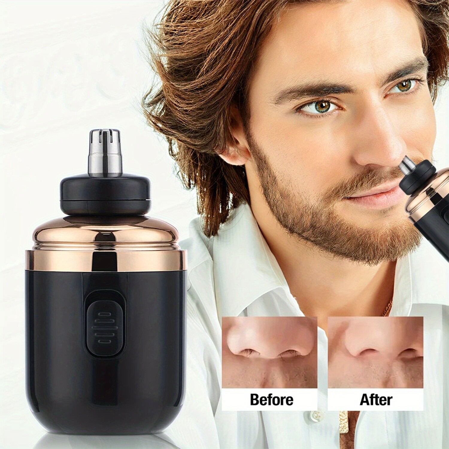 Men's 2-in-1 Cordless Electric Shaver - Mini Travel USB Rechargeable ...