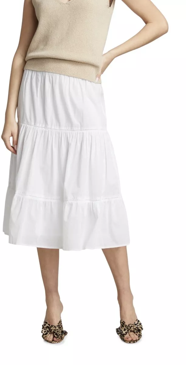 White linen cheap skirt xxl
