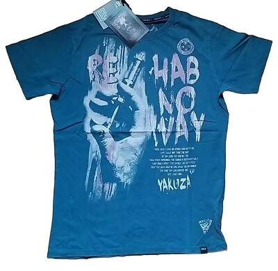 * YAKUZA Herren T-Shirt * Gr. M * TSB-511 * Indian Teal * NEU *