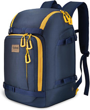 Ski Boot Bag - 50L Waterproof Ski and Snowboard Boots Travel Backpack for Skis,