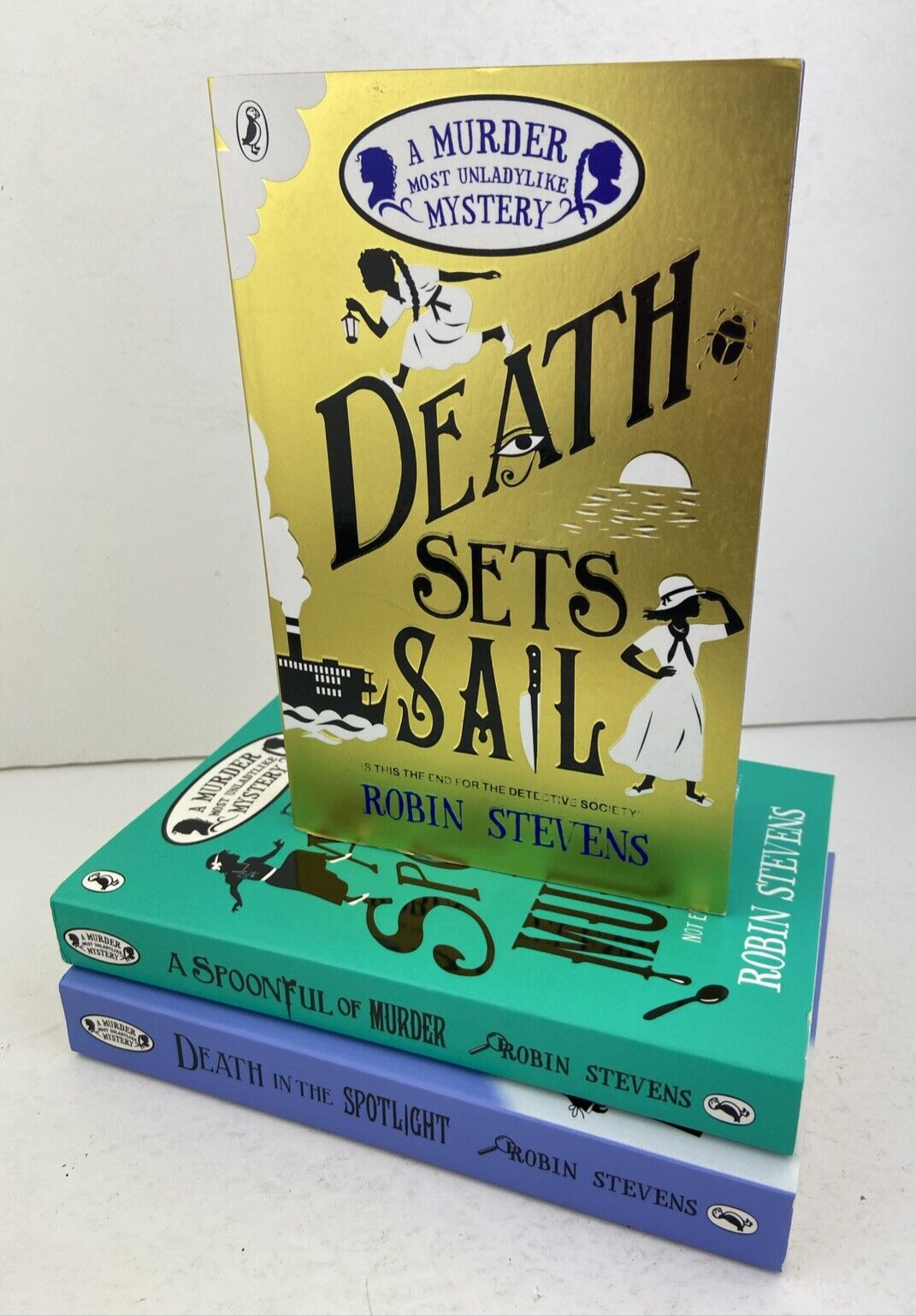 Murder Most Unladylike Mystery Paperback Book Bundle X3 by Robin Stevens, VGC.