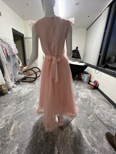 Formal Kids Girls Tulle Princess Long Dress Evening Prom Birthday Gown Pageant - Picture 6 of 6